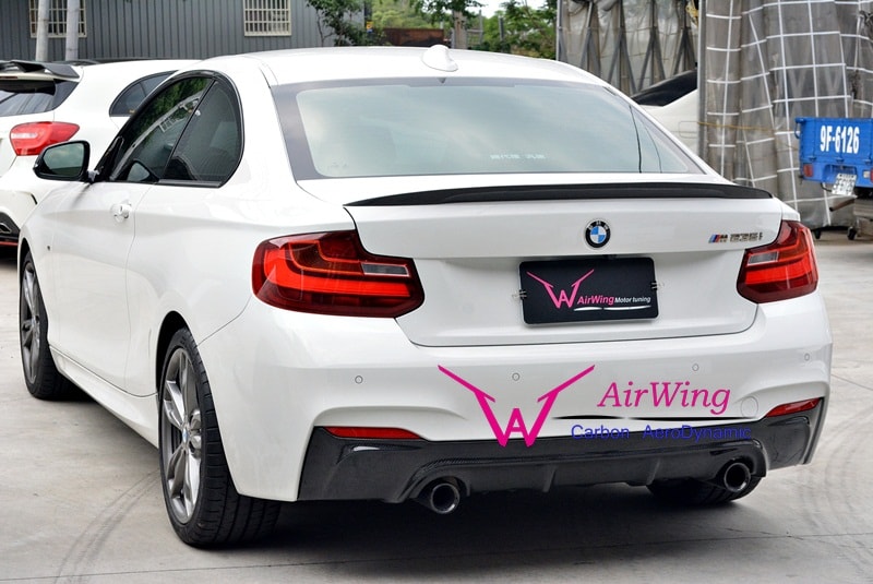 F22 - 3D Design style Carbon Rear Diffuser 3